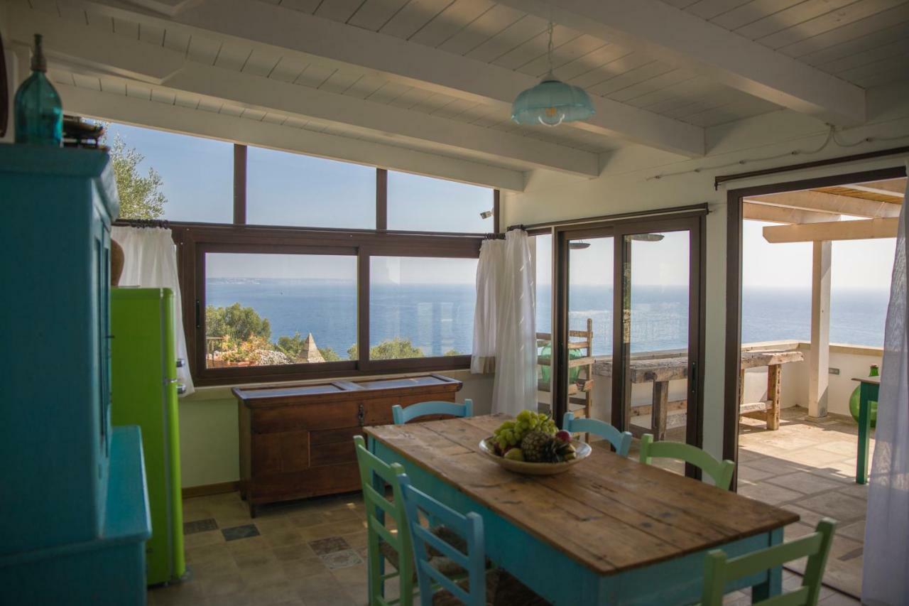 Casa Vacanze De Vita - Amazing View On The Coast Marina Serra Kültér fotó